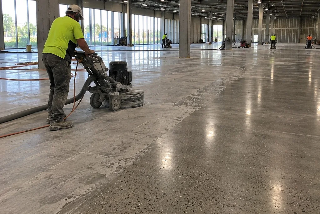 concrete honing