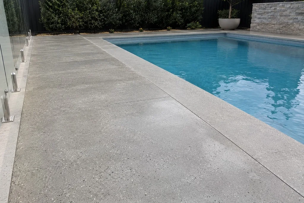 concrete pool surrounds